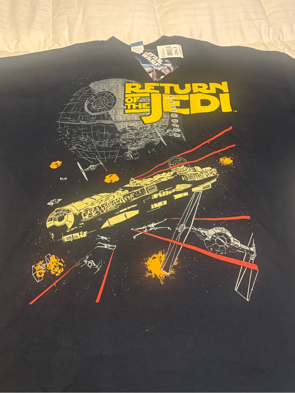 NWT Star Wars Return of the Jedi Movie Promo T-Shirt XXL
